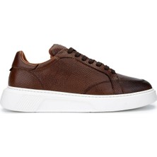 Tamer Tanca Erkek Hakiki Deri Kahverengi Sneakers & Spor Ayakkabı 04 3522 Erk Ayk SK24-25 Kahve Fltr
