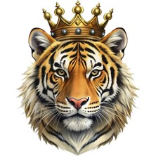 TSC Kral Kaplan Sticker Araba, Motorsiklet, Araçetiket Cam Sticker 19CM