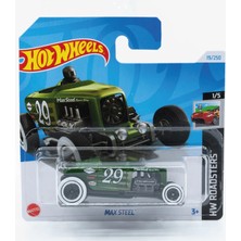 Hot Wheels 1/64 Ölçek Tekli Regular Arabalar HTD61 Hw Roadsters / Max Steel