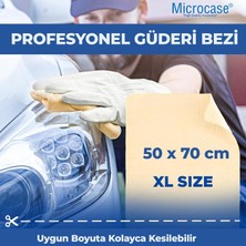 Microcase Sentetik Mikrofiber Güderi Oto Kurulama Bezi Araç Cam Kaporta Temizlik Bezi 50X70 1 Adet - AL4873