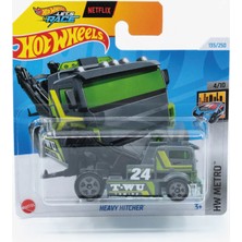 Hot Wheels 1/64 Ölçek Tekli Regular Arabalar HTD68 Hw Metro / Heavy Hitcher (Gri)