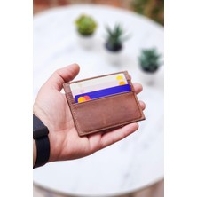 Vanilla Collection Gerçek Hakiki Deri Unisex Kredi Kartlık Cüzdan Portföy Süper Ince Model Slim