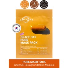 Gözenek Bakımı Için Vitamin ve Aha Bha Pha Içeren Kağıt Maske Grace Day Pore Mask Pack