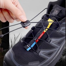Srtfootcare Akıllı Kilitli Outdoor Ayakkabı Bağcığı 120CM  (Salomon Ayakkabılara Uyumludur) 1 Çift