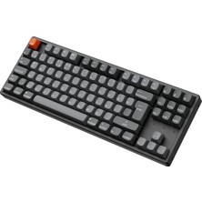 Keychron K8 Max %80 Tkl Rgb Türkçe Red Switch Kablosuz Alüminyum Çerçeve Karbon Siyah Mekanik Klavye