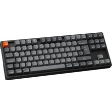 Keychron K8 Max %80 Tkl Rgb Türkçe Red Switch Kablosuz Alüminyum Çerçeve Karbon Siyah Mekanik Klavye