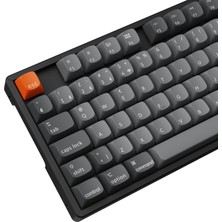 Keychron K8 Max %80 Tkl Rgb Türkçe Red Switch Kablosuz Alüminyum Çerçeve Karbon Siyah Mekanik Klavye