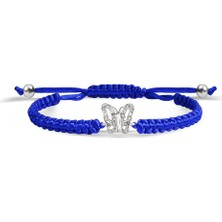 Kuyumcudukkani "kelebek"makrome Ipli Bileklik