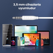 1hora AUT117 3.5mm Kulak Içi Kablolu Kulaklık LTX-LH023 - Mikrofonlu - Android Uyumlu - Beyaz