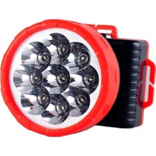 PS-3309 9 Ledli Çok Ledli Şarjlı LED Kafa Feneri