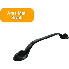 Yahya 50 Adet Aras Mat Siyah Metal Mobilya Kulbu 160 mm - 192 mm