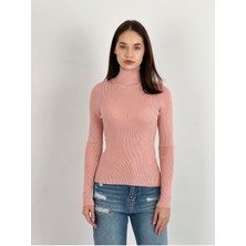 So Sweet Uzun Kollu Long Sleeve Boğazlı Triko Kadın Kazak Women Knitwear