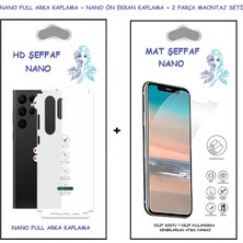 Elsa Store iPhone 6g Mat Şeffaf Nano Ekran Koruyucu + Full Arka Kaplama Ultra İnce Esnek Hd Şeffaf