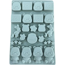 Tekno Trust Silikon Çikolata Kalıbı Ayıcık Temalı