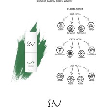 S:U Solid Parfum Green Women 14 gr - Katı Parfüm Yeşil Kadın