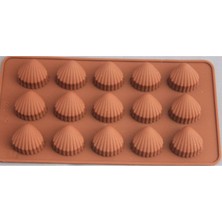 Tekno Trust Silikon Deniz Kabukları Çikolata Kalıbı 15'li