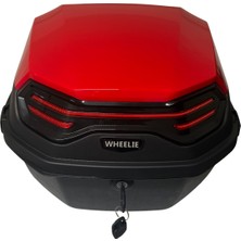 Wheelıe XT08-LR 32 Litre Motosiklet Arka Çanta Açık Kırmızı Su Geçirmez