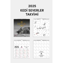 Giftcrea 2025 Yeni Yıl Kedi Severler Takvimi - Masa ve Duvar Tipi, Hayvan Sever Takvimi