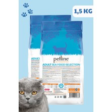 Petline Hamsili Balıklı Yetişkin Kedi Maması 3KG ( 2 x 1.5Kg ) - ANCHOVY