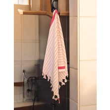 Stonehill 2'li Kırmızı Çizgili Mutfak Kurulama Bezi  Pamuk Kara Tezgah Peşkir 50 x 90  cm