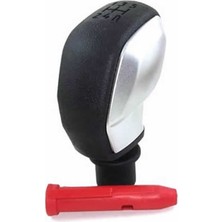 AR Oto Market Renault Logan Sandero - Laguna - Kangoo 3 Özel Tasarım Spor Vites Topuzu Gri Renk Detaylı