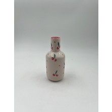 Kimya Ceramics Handmade Banyo Aksesuarı(Kırmızı Motifli)