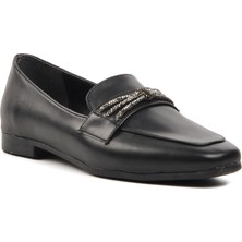 Ayakmod  Siyah Kadın Loafer Ayakkabı