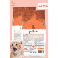 Petline Somonlu Yavru Kedi Maması 3KG ( 2 x 1,5Kg ) - LOVELY