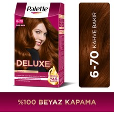 Palette Deluxe Kalıcı Renkler 6-70 Kahve Bakır Saç Boyası