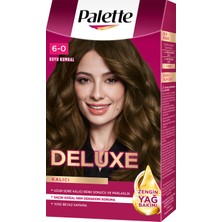 Palette Deluxe Kalıcı Renkler 6-0 Koyu Kumral Saç Boyası