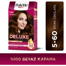 Palette Deluxe Kalıcı Renkler 5-60 Sıcak Çikolata Saç Boyası