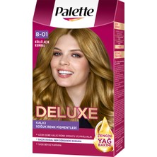 Palette Deluxe Yoğun Renkler 8-01 Küllü Açık Kumral Saç Boyası