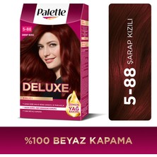 Palette Deluxe Kalıcı Renkler 5-88 Şarap Kızılı Saç Boyası