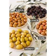 Domat Çeşidi Bütün Yeşil Zeytin (Kokteyl) 640 gr Cam Kavanoz