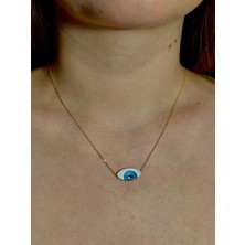 Blow Accessories 925 Ayar Gümüş Göz Kolye Nazar Taşı