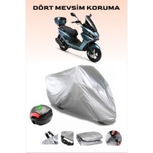 Breen Rks Newlıght 125 Pro Branda Motosiklet Branda Motor Brandası Arka Çanta Uyumlu