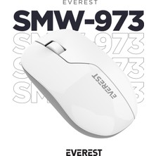 Everest SMW-973 USB Beyaz/gri 2.4ghz Kablosuz Mouse