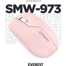 Everest SMW-973 USB Pembe 2.4ghz Kablosuz Mouse