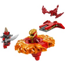 LEGO® NINJAGO® Kai’nin Ejderha Spinjitzu Topacı 71823 - 6 Yaş ve Üzeri Çocuklar için 2 Ninja Minifigürü İçeren Yaratıcı Oyuncak Yapım Seti (54 Parça)