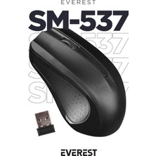 Everest SM-537 Usb Siyah 2.4Ghz Kablosuz Mouse