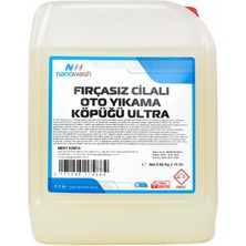 Nanowash Fırçasız Cilalı Oto Yıkama Köpüğü Ultra 5 Lt