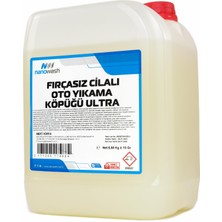 Nanowash Fırçasız Cilalı Oto Yıkama Köpüğü Ultra 5 Lt