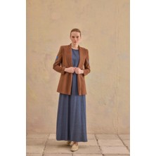 Vienna Elbise Takım Kahve-Lacivert
