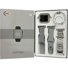 Kadın Akıllı Saat Gümüş G9 Mini Plus 3 Kordon/watch Kılıf/bileklik/charm Süs Hediyeli