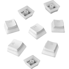 Spelt 108 Tuş Universal Pudding Mekanik Klavye Tuş Takımı Kapağı Puding Keycap Yarı Transparan Beyaz