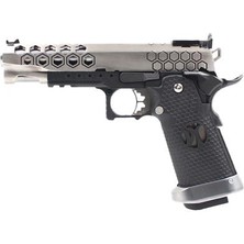 Aw Custom 5.1 Hex-Cut Hi-Capa + Green Gas + 0.20GR Bb + Taşıma Çantası + Balistik Gözlük