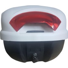 Motosiklet Arka Çanta - Beyaz 32 Litre Tien