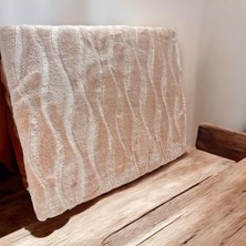 Pololife Embos Desenli Battaniye Pudra Çift Kişilik 220X240 cm