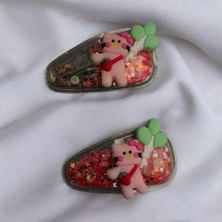 Gigi Giyim Hayvan Desenli Çıtçıt Toka