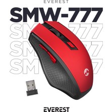 Everest SMW-777 Usb Kırmızı 2.4Ghz Optik Wireless Mouse